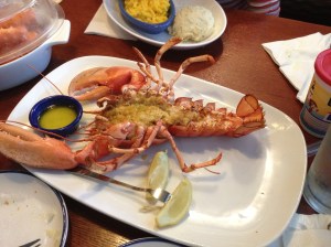 Lobster...bleah...where are my biscuits?