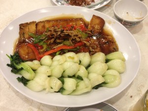 Supposed to be fish. It's actually delicious crispy fried beancurd.